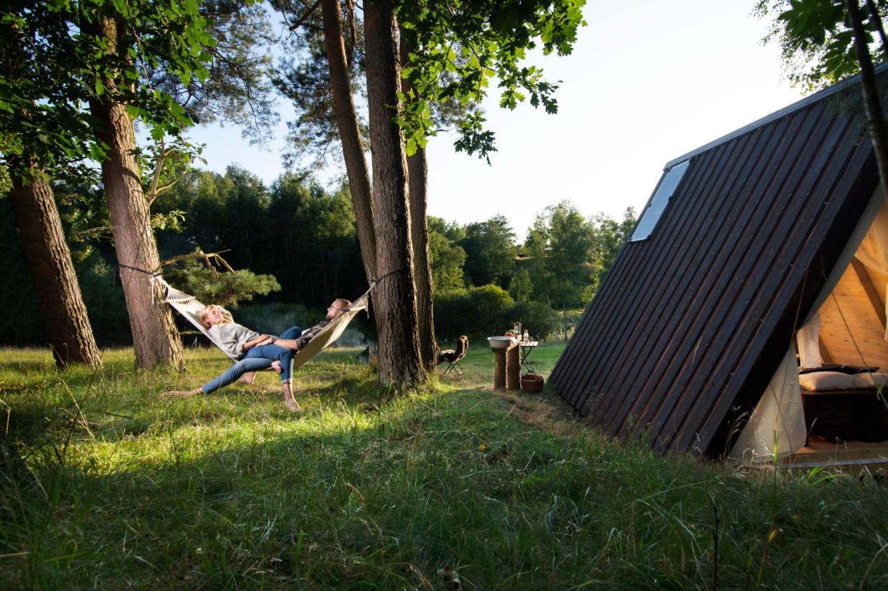 Sandfallet Glamping Laholm Bagian luar foto