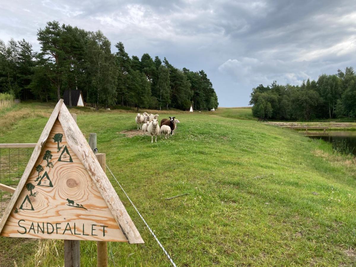 Sandfallet Glamping Laholm Bagian luar foto